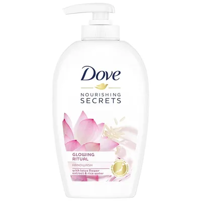 Dove Nourishing Secrets, Glowing Ritual, Handwash with Lotus Flower & Rice Water (Mydło do rąk w płynie)