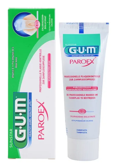 Gum Sunstar Paroex Toothpaste (Pasta do zębów chroniąca dziąsła przeciw paradentozie)