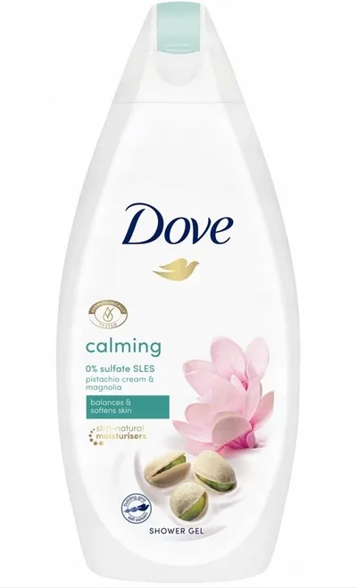 Dove Calming, Pistachio Cream & Magnolia Shower Gel (Żel pod prysznic `Krem pistacjowy i magnolia` (nowa wersja))
