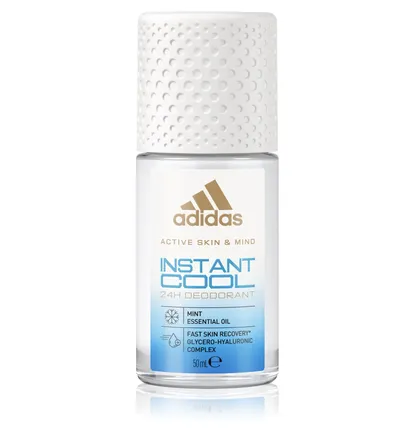 Adidas Active Skin & Mind, Instant Cool Deodorant Roll-on 24h (Dezodorant w kulce unisex)