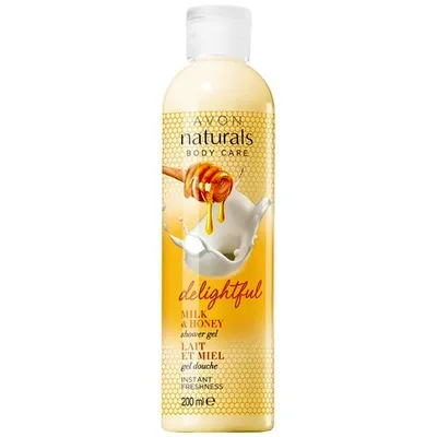 Avon Naturals, Milk & Honey, Shower Gel (Żel pod prysznic 'Mleko i miód')