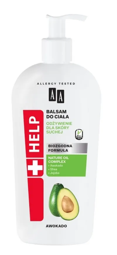 AA Help, Balsam do ciała z awokado `Odżywienie dla skóry suchej`