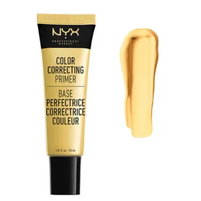 NYX Professional Makeup Color Correcting Primer Yellow (Koloryzująca baza pod makijaż żółta)