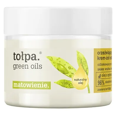 Tołpa Green Oils, Matowienie, Orzeźwiający krem-żel matujący (nowa wersja)
