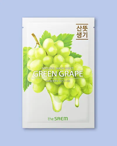 The Saem Green Grape Natural Mask Sheet (Maska w płachcie)