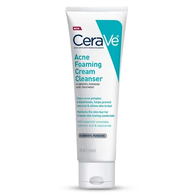 CeraVe Acne, Foaming Cream Cleanser (Pieniący krem oczyszczający do cery trądzikowej)