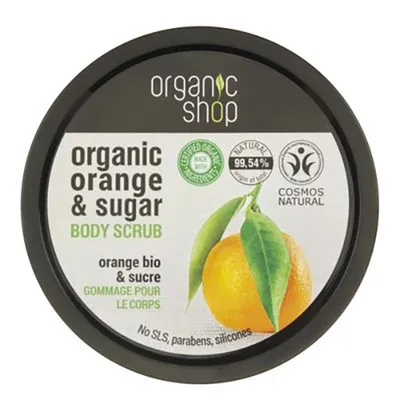 Organic Shop Orange & Sugar, Body Peeling (Organiczny peeling do ciała `Sycylijska pomarańcza`)