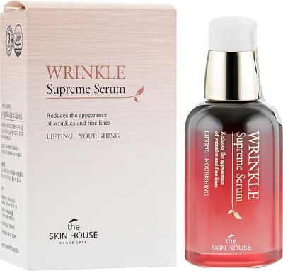 The Skin House Wrinkle Supreme serum (Liftingujące serum odżywcze do twarzy z żeń-szeniem)