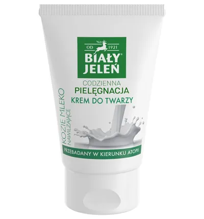 Biały Jeleń Hipoalergiczny nawilżający krem do twarzy `Kozie Mleko`