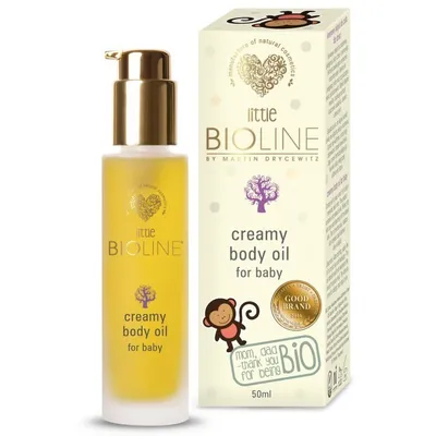 Bioline Creamy Body Oil for Baby (Kremowy olejek do ciała dla niemowląt)