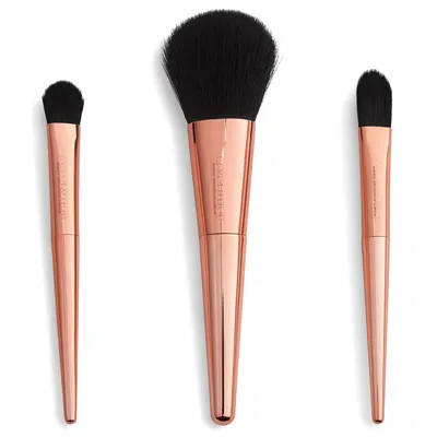 Revolution Beauty (Makeup Revolution) Reloaded Rose Gold, Travel Brush Set (Zestaw podróżnych pędzli do makijażu)