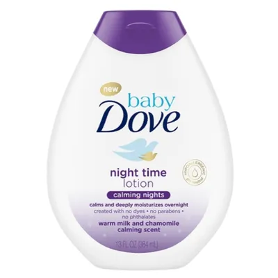 Dove Baby, Calming Nights, Night Time Lotion (Balsam do ciała dla dzieci)