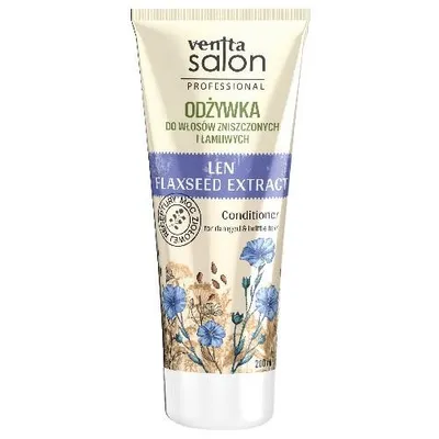 Venita Salon Professional, Conditioner For Damged And Brittle Hair (Odżywka z lnem  do włosów zniszczonych i łamliwych)