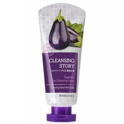 Kwailnara Cleansing Story, Eggplant Deep Cleansing Foam (Oczyszczająca pianka na bazie ekstraktu z bakłażana)