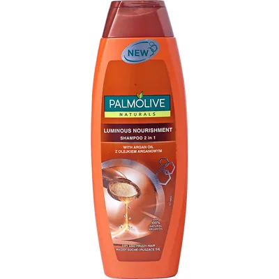Palmolive Naturals, Luminous Nourishment Shampoo 2 in 1 (Szampon z odżywką 2 w 1 `Olejek arganowy`)