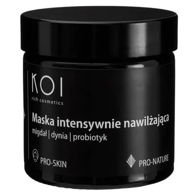 KOI Cosmetics Maska intensywnie nawilżająca `Migdał, dynia, probiotyk`