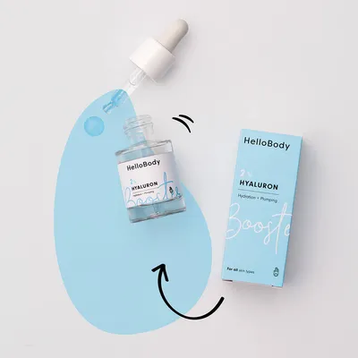 HelloBody 2%  Hyaluron Booster Hydration & Plumping (Booster `Nawilżenie + elastyczność`)