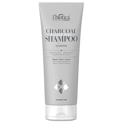 L'biotica Professional Therapy, Charcoal Everyday Shampoo (Energetyzująco-odświeżający szampon oczyszczający)