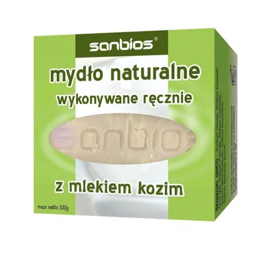 Sanbios Mydło naturalne z mlekiem kozim
