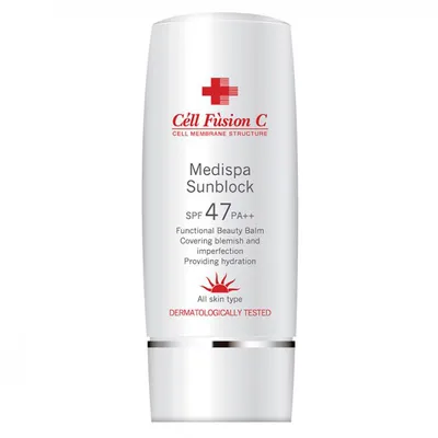 Cell Fusion C MediSpa Sunblock SPF 47/PA+++ (Filtr przeciwsłoneczny do każdego typu cery)