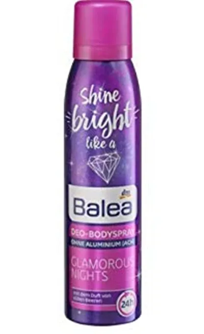 Balea Shine Bright like a Diamond,  Glamorous Nights Deo-Bodyspray (Dezodorant w sprayu)