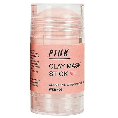 Melao Clay Mask Stick Pink (Maska w sztyfcie oczysczająco - rozświetlająca)