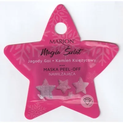 Marion Magia Świąt, Nawilżająca maska peel-off `Jagody goji i kamień księżycowy`