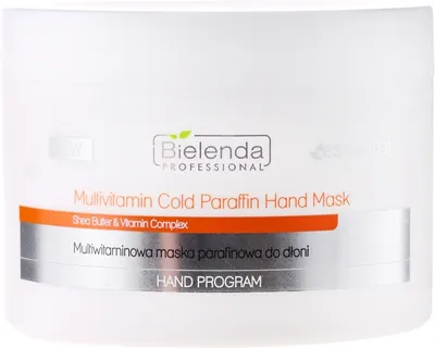 Bielenda Professional Hand Program, Multivitamin Cold Paraffin Hand Mask (Multiwitaminowa maska parafinowa do dłoni)