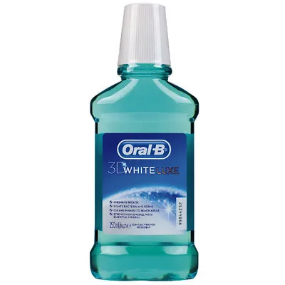 Oral-B 3D White LuxeHealthy Shine, Wybielający płyn do płukania jamy ustnej