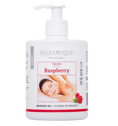 Balsamique Professional, Raspberry Massage Oil (Oliwka do masażu `Malina`)
