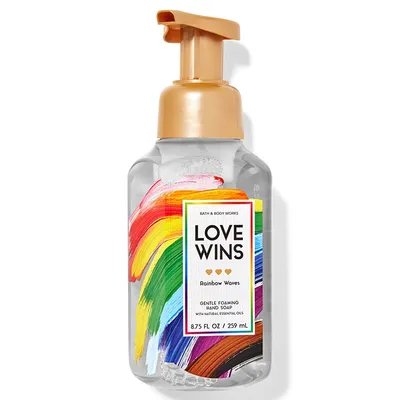 Bath & Body Works Love Wins, Rainbow Waves Gentle Gel Hand Soap (Delikatne mydło do rąk w piance)