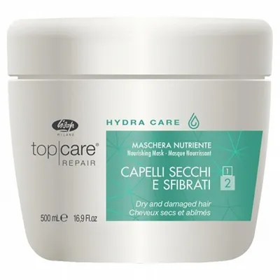 Lisap Top Care Repair, Hydra Care, Maschera Nutriente Capelli Secchi e Sfibrati (Maska do włosów suchych)
