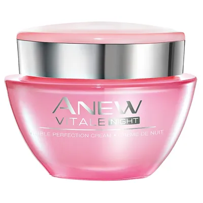 Avon Anew Vitale, Night Visible Perfection Cream 25+ (Udoskonalający Krem na Noc 25+)