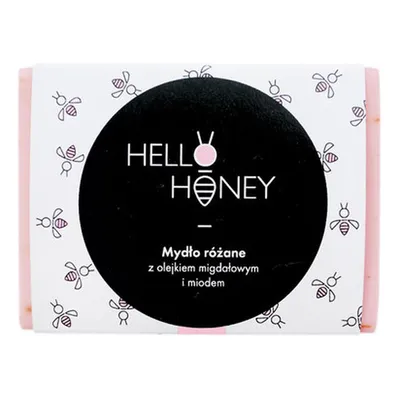 Lullalove Hello Honey, Mydło różane z miodem