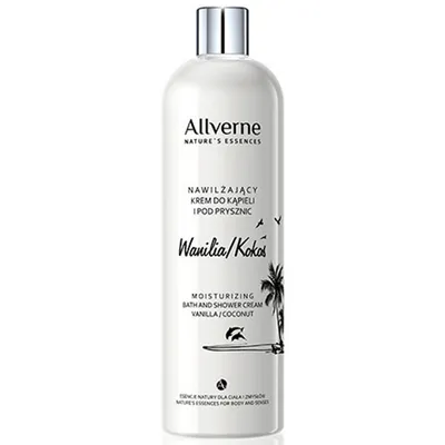 Allvernum Nature's Essences Krem do kąpieli i pod prysznic `Wanilia i kokos`