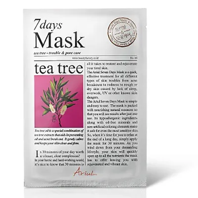 Ariul 7 Days Mask Tea Tree (Maska do twarzy `Drzewo herbaciane`)