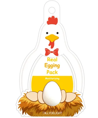 Dilly Delight Real Egging Pack Moisturising (Całonocna maseczka nawilżająco-rozjaśniająca)