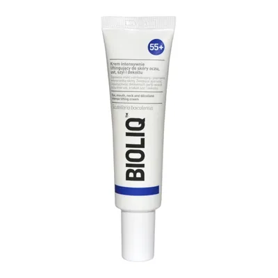 Bioliq Dermo 55+, Krem intensywnie liftingujący do skóry oczu, ust, szyi i dekoltu