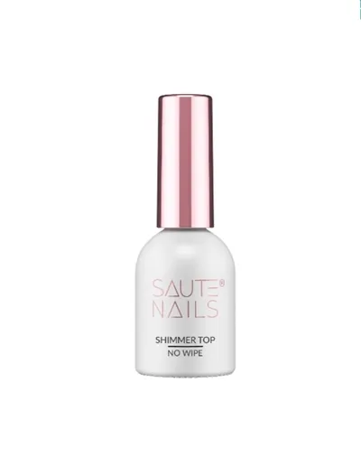 Saute Nails Shimmer Top No Wipe (Top hybrydowy)