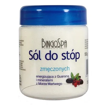 BingoSpa Sól do stóp zmęczonych egergetyzująca z guaraną i minerałami z Morza Martwego