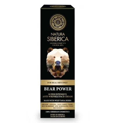 Natura Siberica Przeciwzmarszczkowy krem do twarzy `Siła niedźwiedzia`