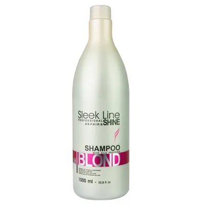 Stapiz Sleek Line, Repair & Shine, Blush Blond Shampoo (Szampon do włosów blond, rozjaśnianych i miedzianych)