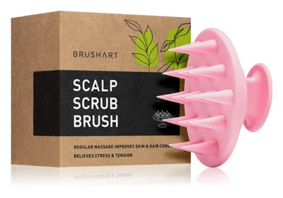 BrushArt Home Salon, Scalp Scrub Brush (Masażer do włosów)