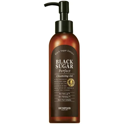 SkinFood Black Sugar, Perfect Cleansing Oil (Olej oczyszczajacy do twarzy)