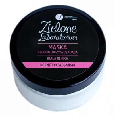 Zielone Laboratorium Maska głęboko oczyszczająca z białą glinką