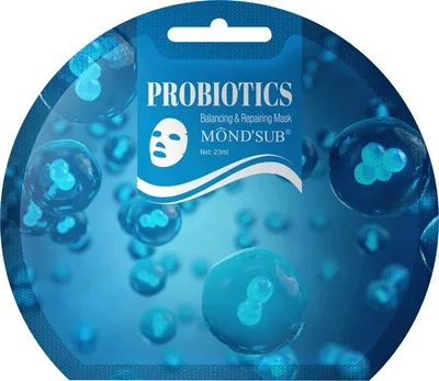 Mond'Sub Probiotics Balancing & Repairing Mask (Maseczka w płachcie balansująco-naprawcza `Probiotyki`)