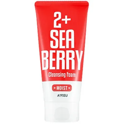A'pieu 2 + Sea Berry, Cleansing Foam Moist (Pianka do mycia twarzy)