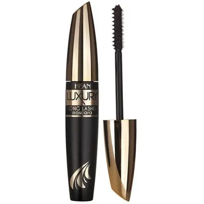 Hean Luxury Long Lashes Mascara (Wodoodporny tusz do rzęs wydłużający i pogrubiający, z odżywką Baicapil)