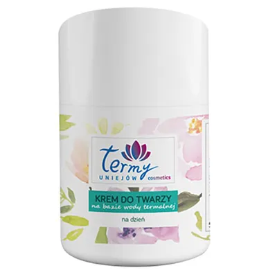 Over Cosmetics Krem do twarzy na dzień na bazie wody termalnej z Term Uniejów