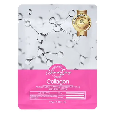 Grace Day Collagen Cellulose Mask (Maska  w płachcie `Kolagen`)